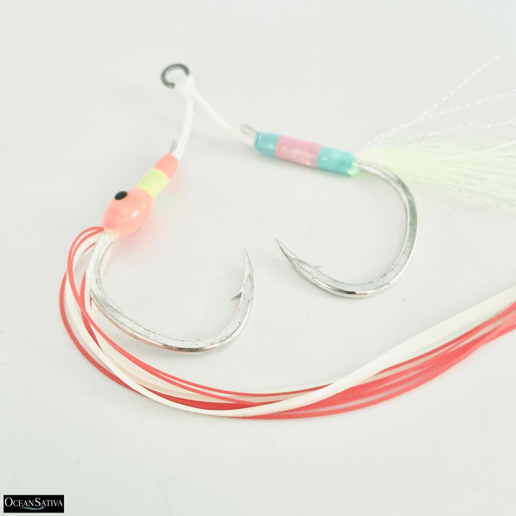 OCEAN CAT Assist Hooks Butterfly Glow Jigging Jigs Slow Fast Fall Hooks Size 2/0,3/0,4/0,5/0,6/0 - OCEAN CAT Fishing Tackle OCEAN CAT Assist Hooks Butterfly Glow Jigging Jigs Slow Fast Fall Hooks Size 2/0,3/0,4/0,5/0,6/0 - OCEAN CAT Fishing Tackle